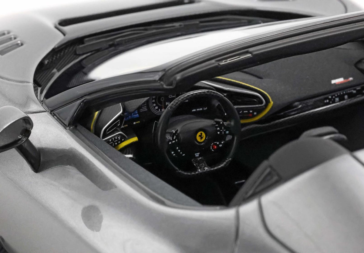 BBR 1:18 Ferrari 296 Speciale Aperta | Grigio Ferro