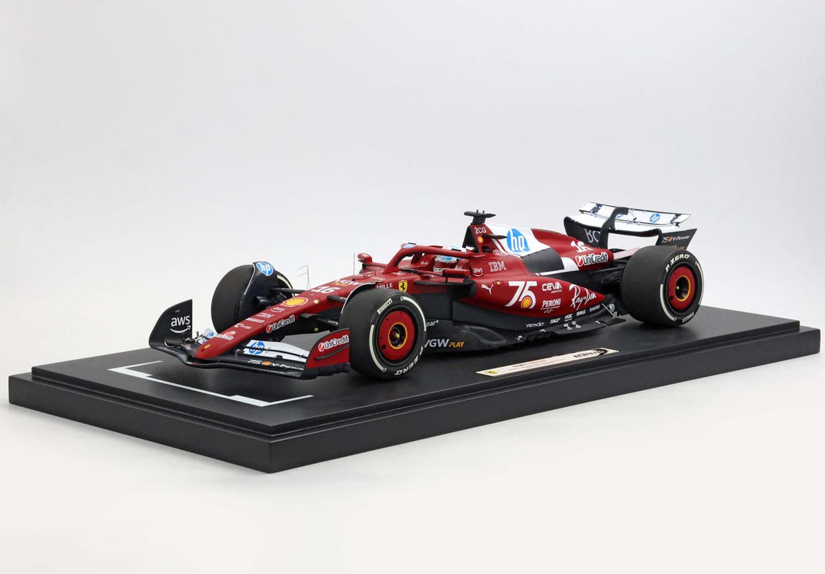 BBR 1:12 Ferrari SF-25 Monaco Livery 75 Years with Shell | C. Leclerc