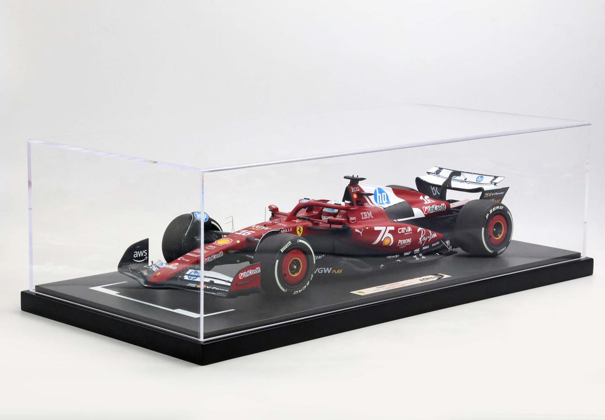 BBR 1:12 Ferrari SF-25 Monaco Livery 75 Years with Shell | C. Leclerc