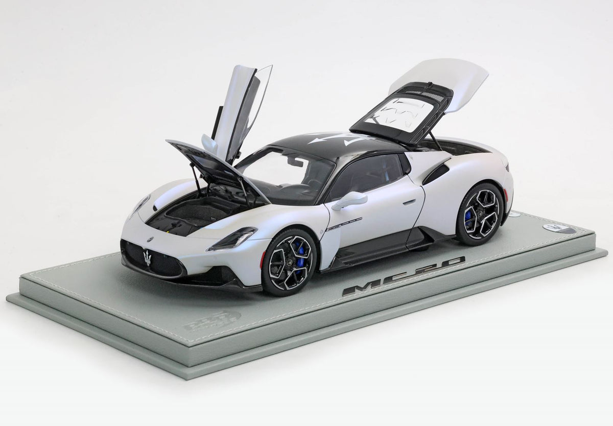 BBR 1:18 Maserati MC20 | Bianco Audace (Special Pack)