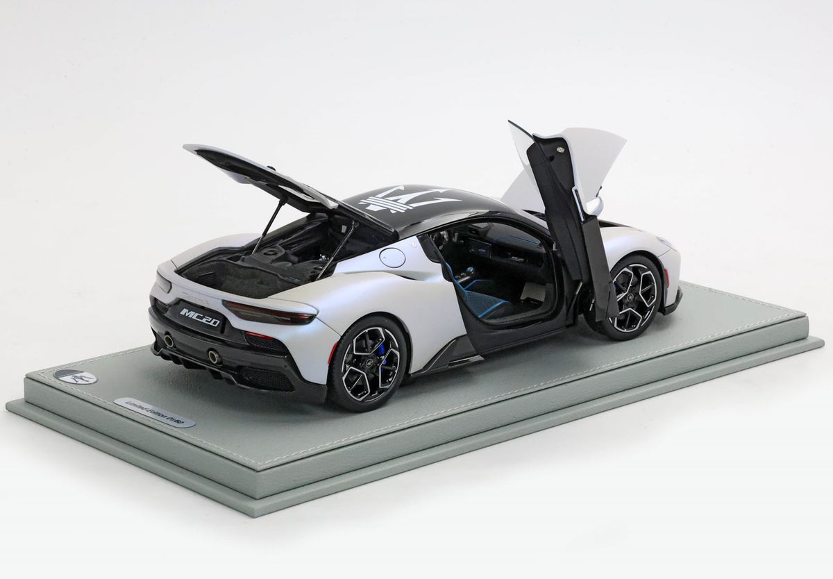 BBR 1:18 Maserati MC20 | Bianco Audace (Special Pack)