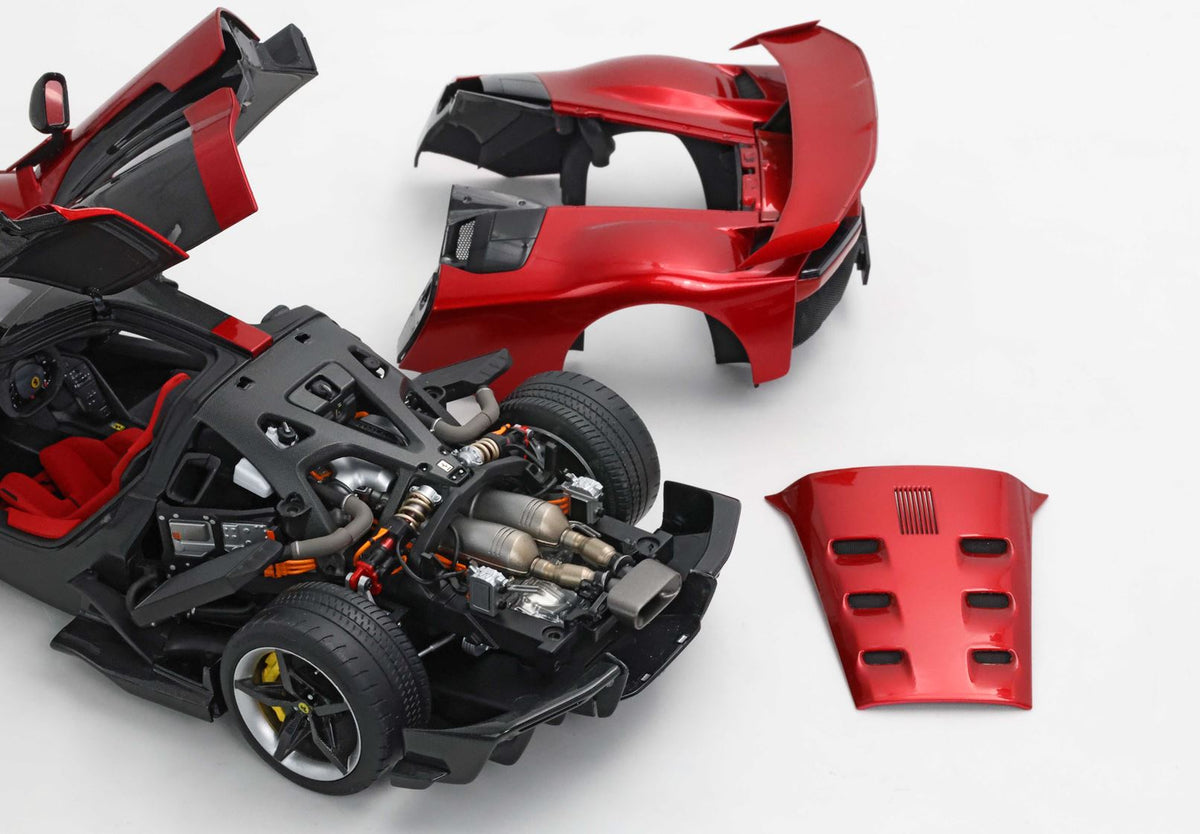 BBR 1:18 Ferrari F80 Apribile | Rosso Supercar (Launch Pack) - PRE ORDER