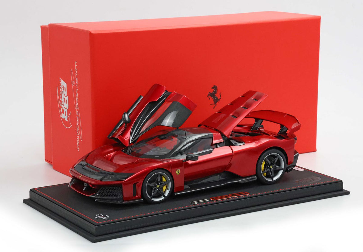 BBR 1:18 Ferrari F80 Apribile | Rosso Supercar (Launch Pack) - PRE ORDER
