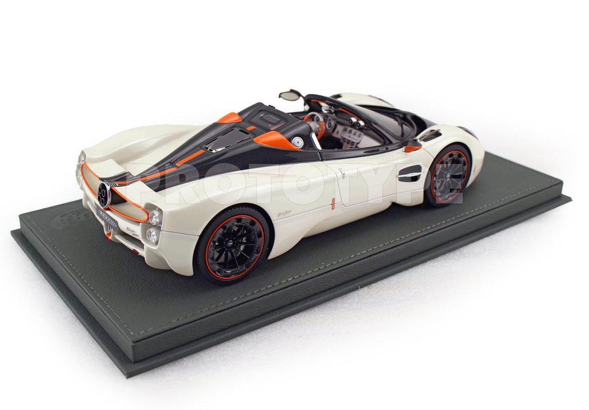 BBR 1:18 Pagani Utopia Roadster | Bianco Benny Gloss (Open Roof) - PRE ORDER
