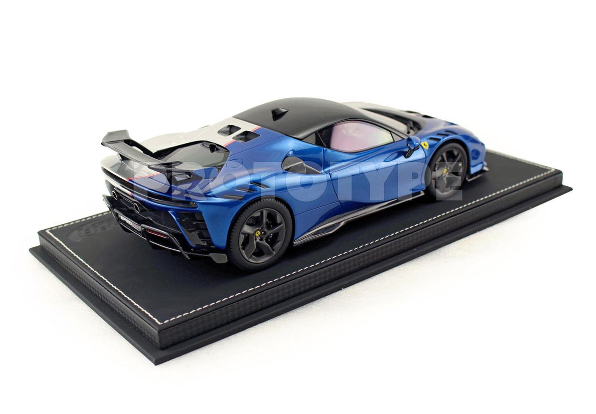 BBR 1:18 Ferrari SF90XX Stradale | Argento Nurburgring / Blu Nart - PRE ORDER