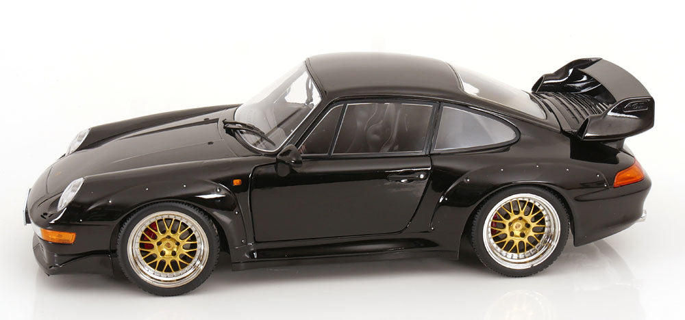 KK-SCALE Porsche 911 (993) GT2 w/ BBS Rims 1996 Black | 1:12