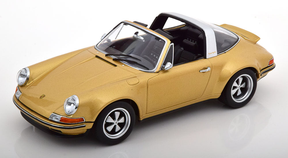 KK-SCALE Porsche 911 Targa by Singer 2014 Gold | 1:18