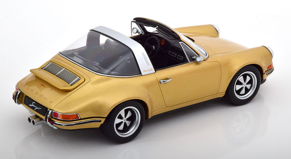 KK-SCALE Porsche 911 Targa by Singer 2014 Gold | 1:18