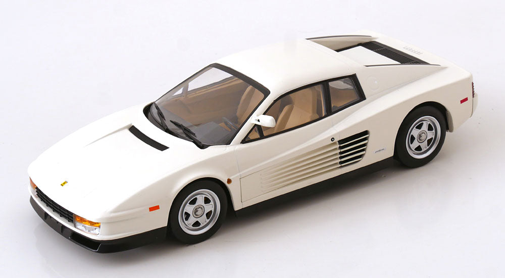 KK-SCALE Ferrari Testarossa 1984 Monospecchio White | 1:18