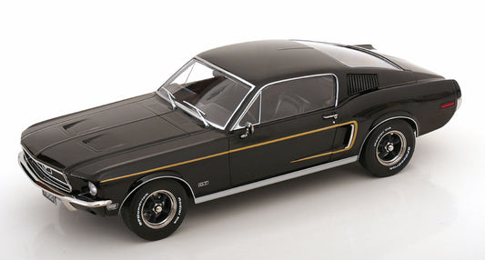 KK-SCALE Ford Mustang GT Fastback 1968 Black | 1:18