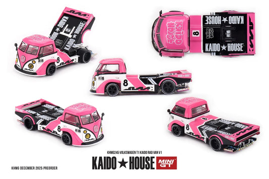 MINI GT Volkswagen T1 Kaido Rad Van V1 1972 | KHMG245 Kaido House