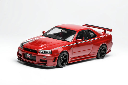 MOTORHELIX Nissan GT-R (R34) CRS Active Red 2002 | 1:18