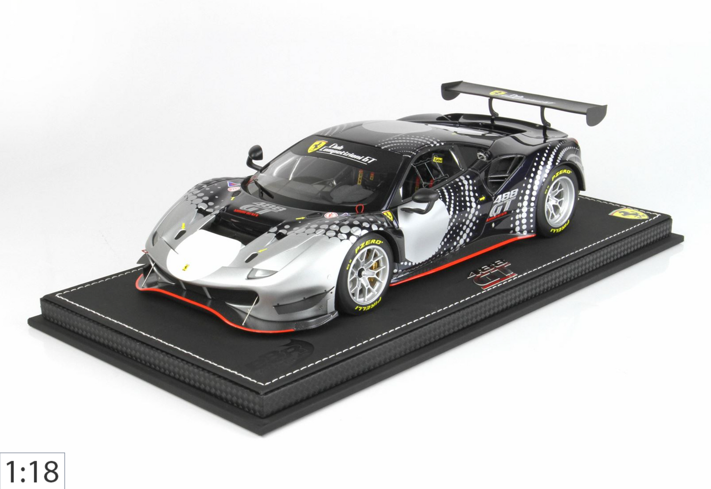 BBR 1:18 Ferrari 488 GT | Blue Nart Livery #126/128