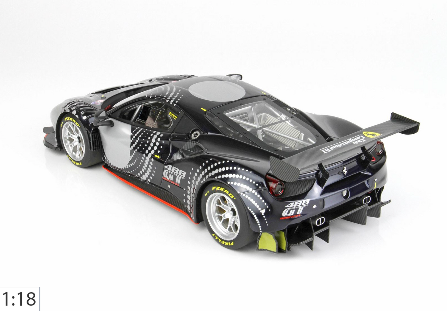 BBR 1:18 Ferrari 488 GT | Blue Nart Livery #126/128