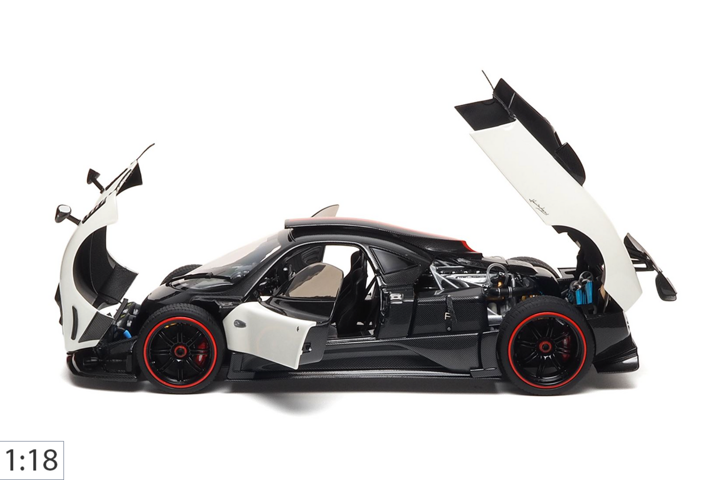 BBR 1:18 Pagani Zonda Cinque | Bianco Benny (Special Pack)