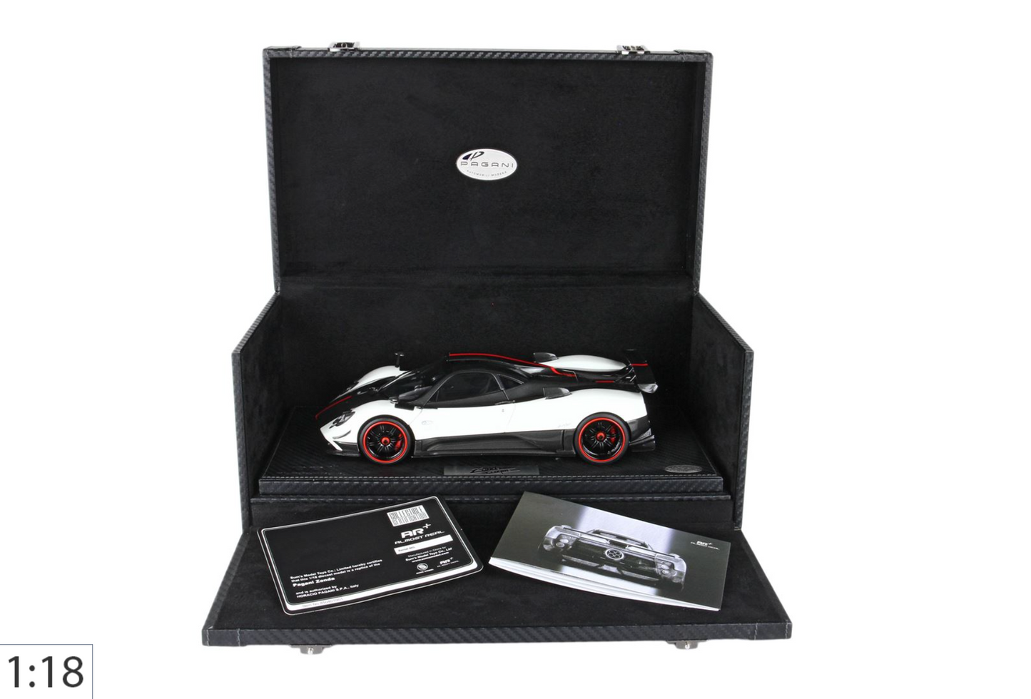 BBR 1:18 Pagani Zonda Cinque | Bianco Benny (Special Pack)
