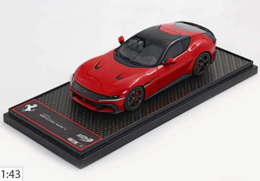 BBR 1:43 Ferrari 12 Cilindri Panoramic Roof | Rosso Corsa #08/48
