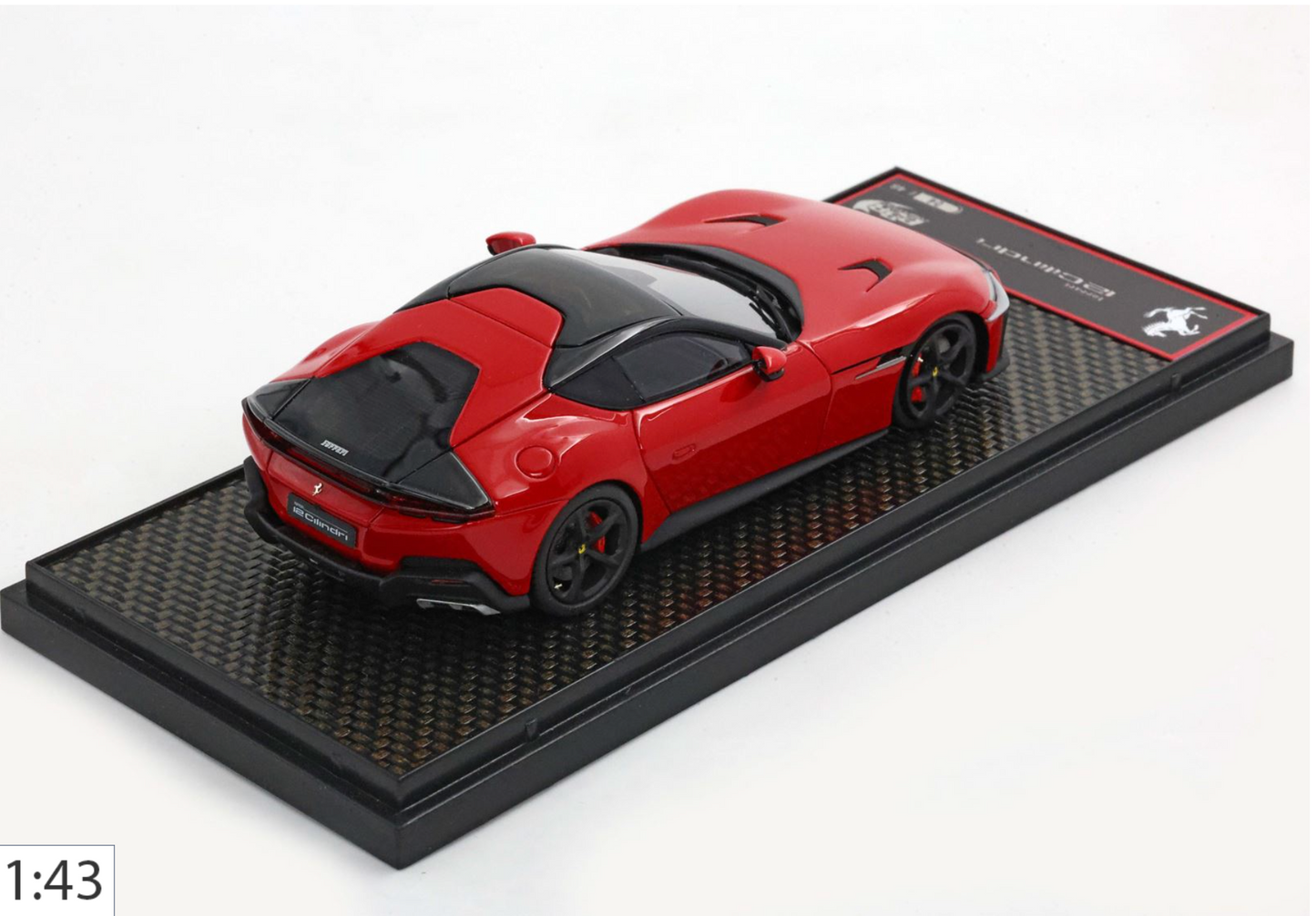 BBR 1:43 Ferrari 12 Cilindri Panoramic Roof | Rosso Corsa #08/48