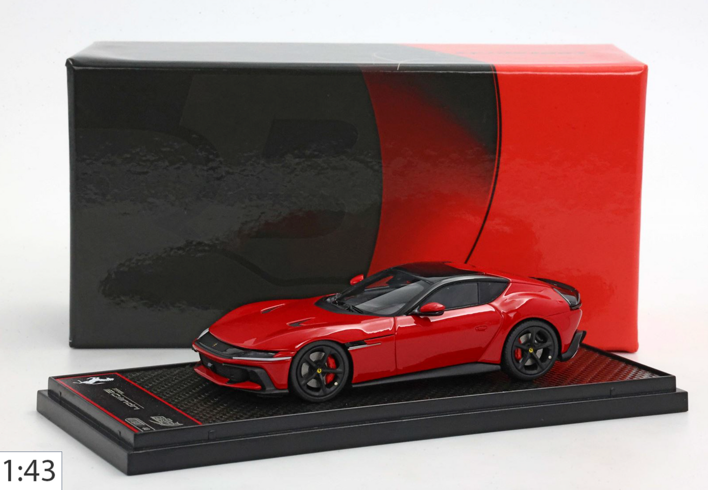 BBR 1:43 Ferrari 12 Cilindri Panoramic Roof | Rosso Corsa #08/48