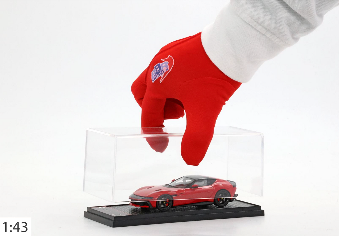 BBR 1:43 Ferrari 12 Cilindri Panoramic Roof | Rosso Corsa #08/48