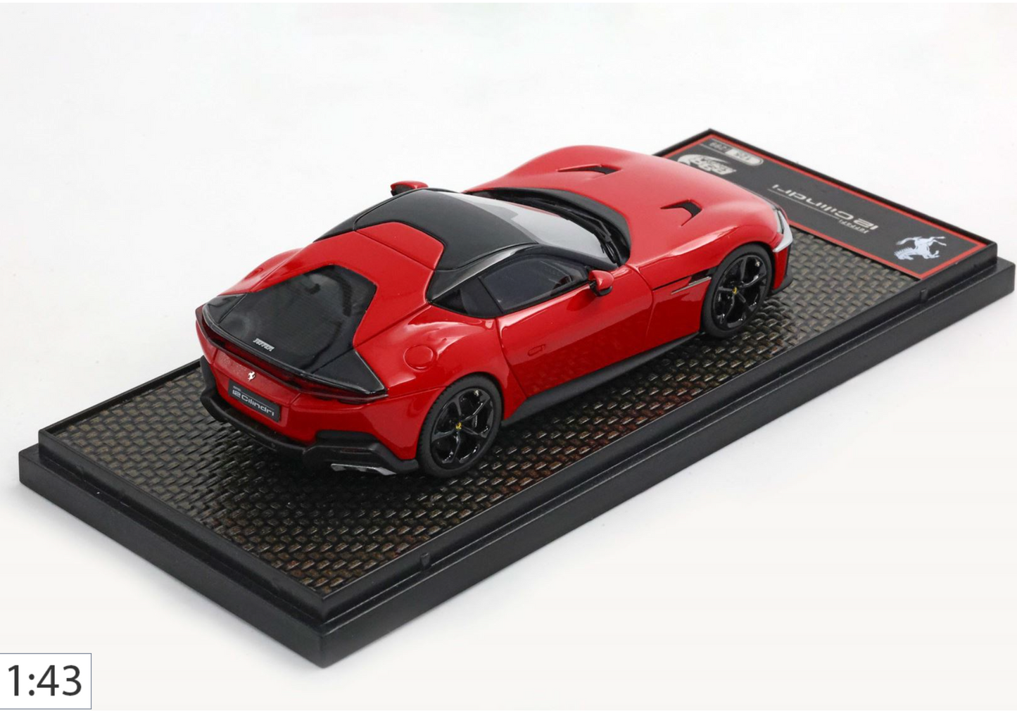 BBR 1:43 Ferrari 12 Cilindri Coupe | Rosso Corsa #037/299