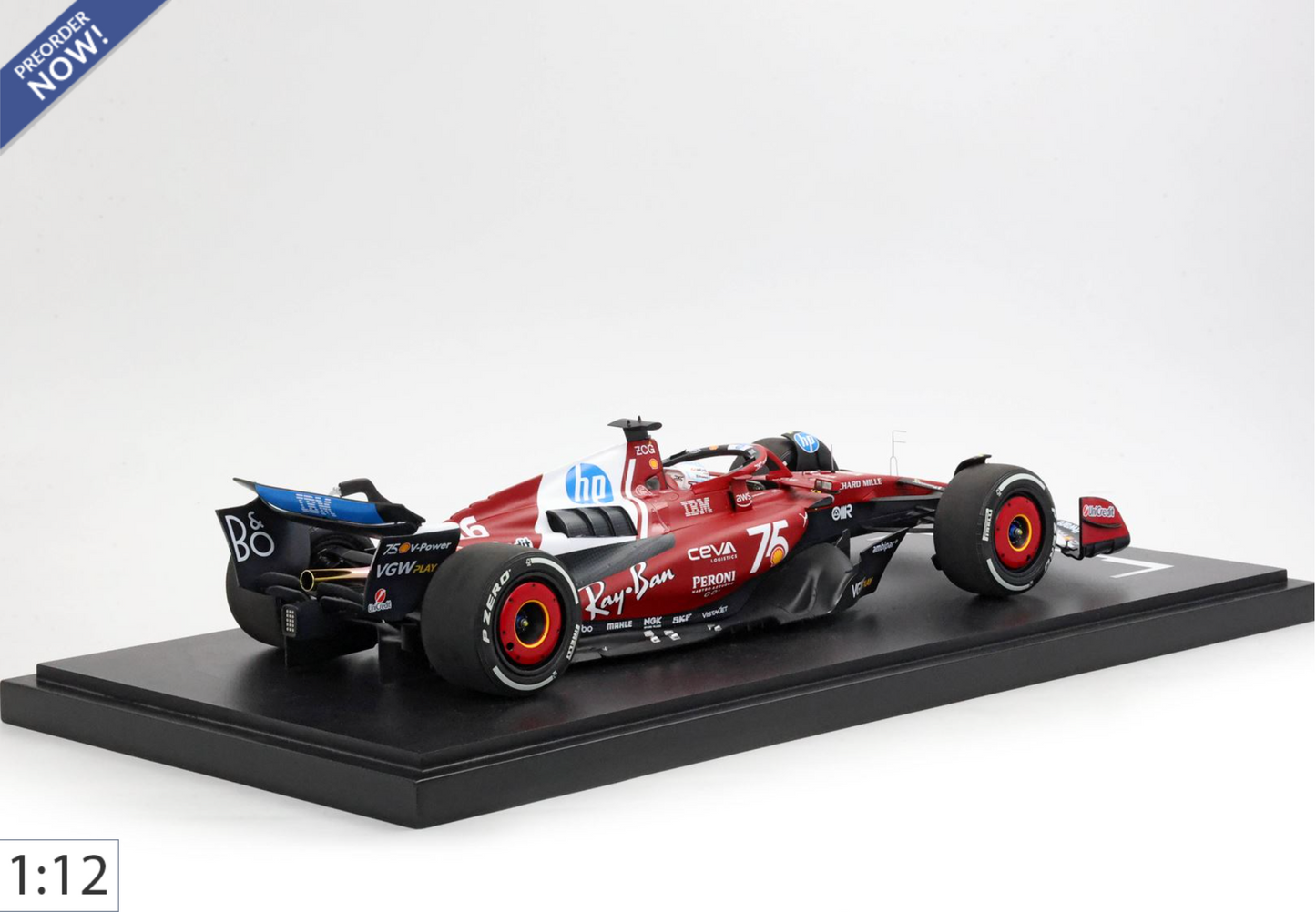 BBR 1:12 Ferrari SF-25 Monaco Livery | C. Leclerc - PRE ORDER