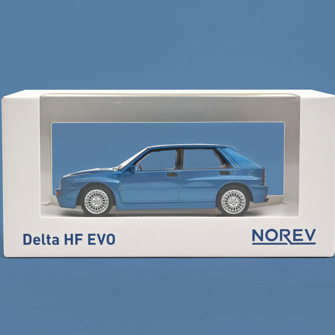 NOREV Lancia Delta HF Evo 2 1993 Blue Lagos | 1:43 Jet-car