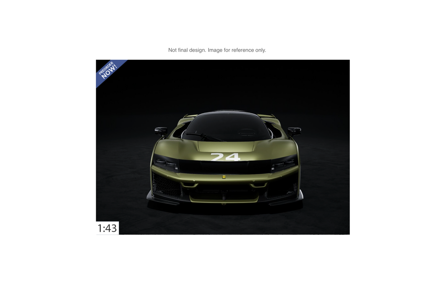 BBR 1:43 Ferrari F80 n.24 | Verde Masoni - PRE ORDER