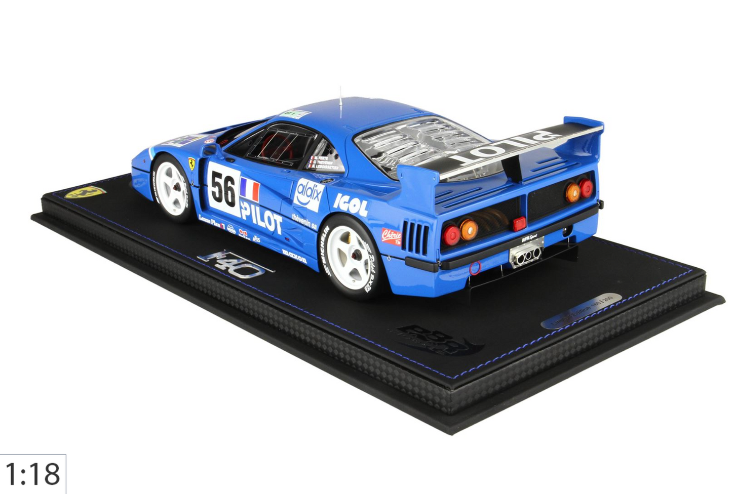 BBR 1:18 Ferrari F40 LM Le Mans 1996 Pilot Pen Racing - PRE ORDER