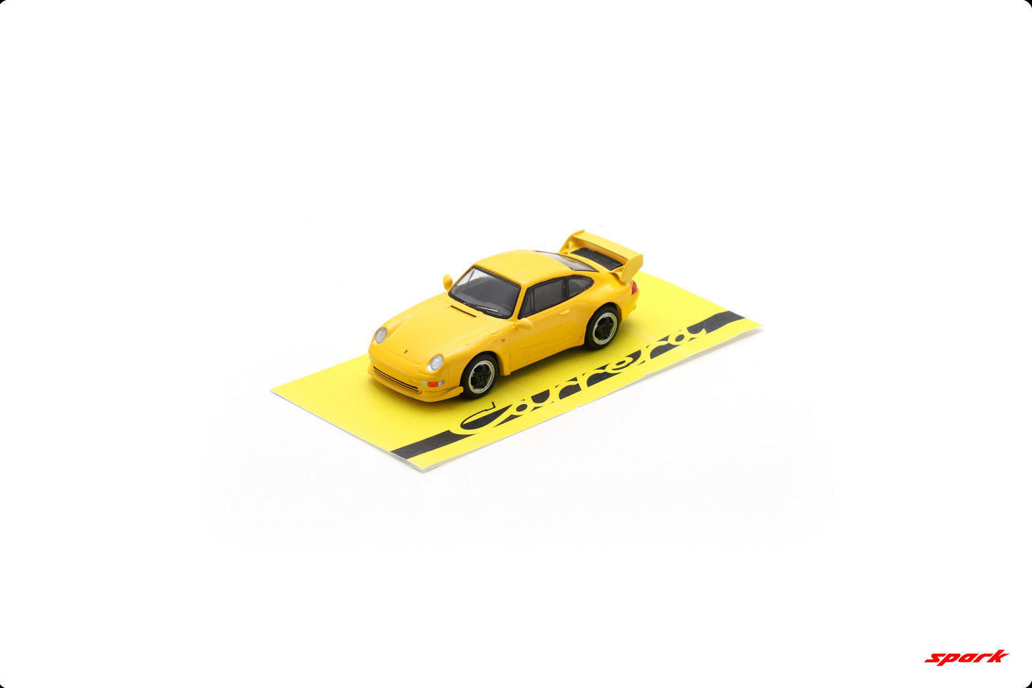 SPARK Porsche 911(993) RS Clubsport 1995 Jaune/Noir  | 1:64 PRE ORDER