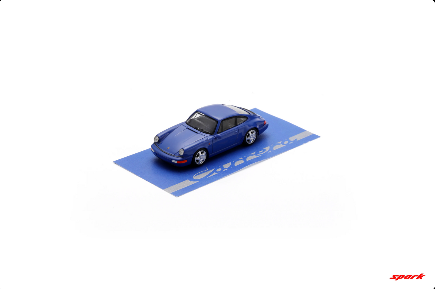 SPARK Porsche 911(964) 3.6 RS 1992 Bleu/Gris | 1:64 PRE ORDER