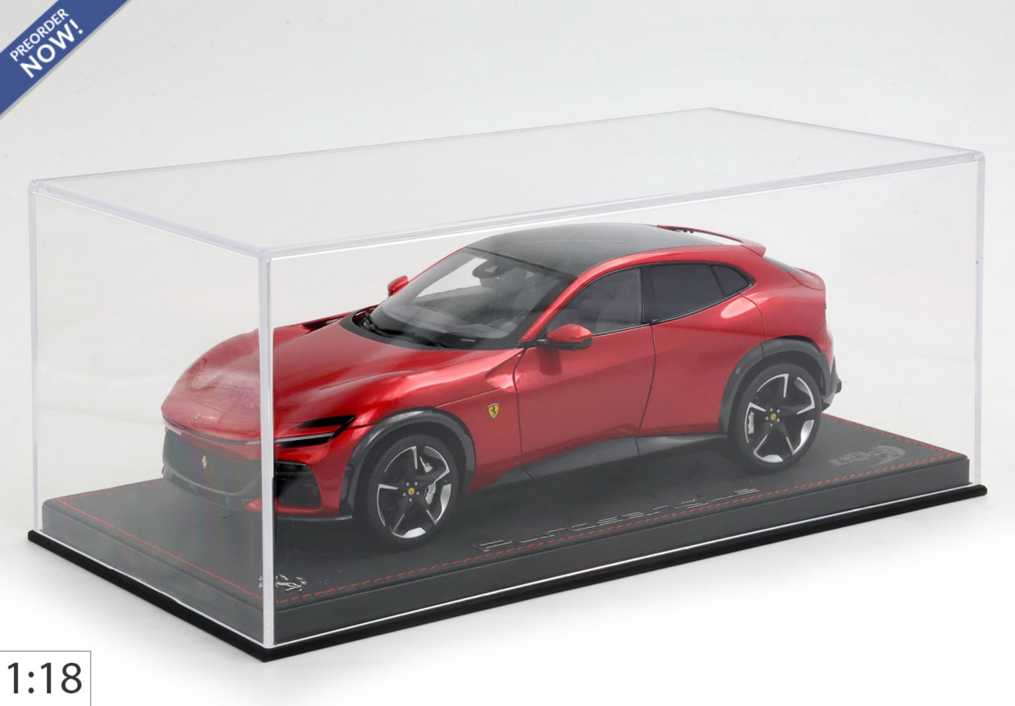 BBR 1:18 Ferrari Purosangue Rosso Magma | Luxury Pack - PRE ORDER