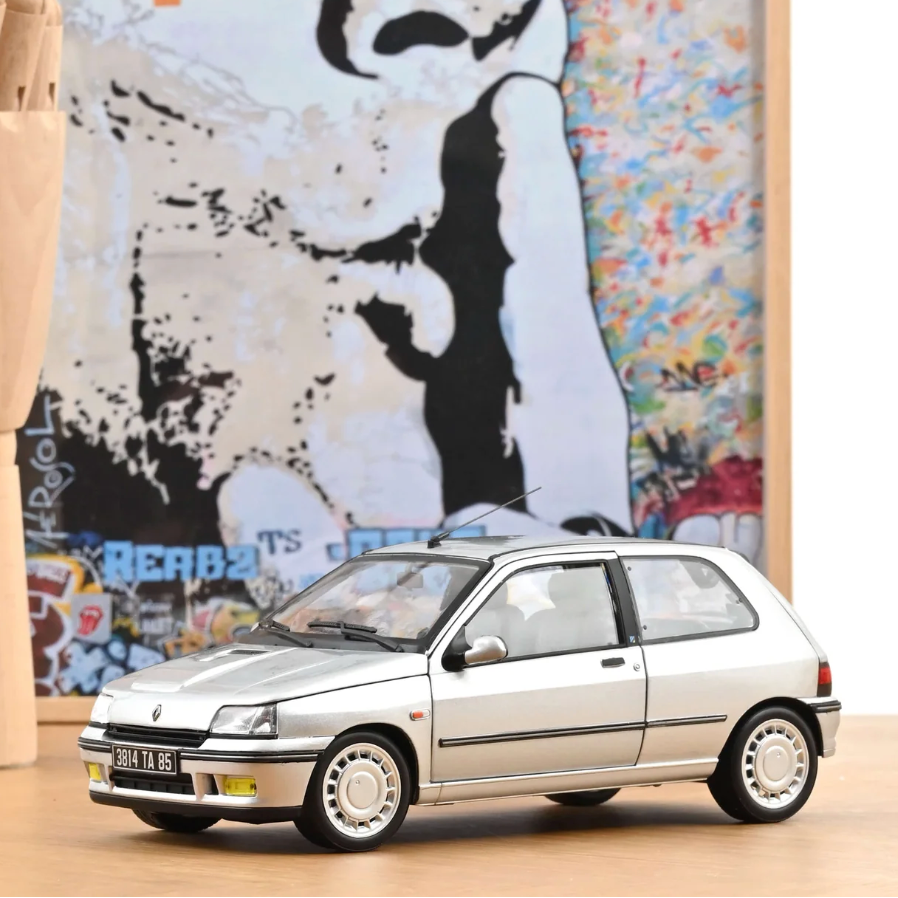 NOREV Renault Clio 16s 1992 Iceberg Grey | 1:18