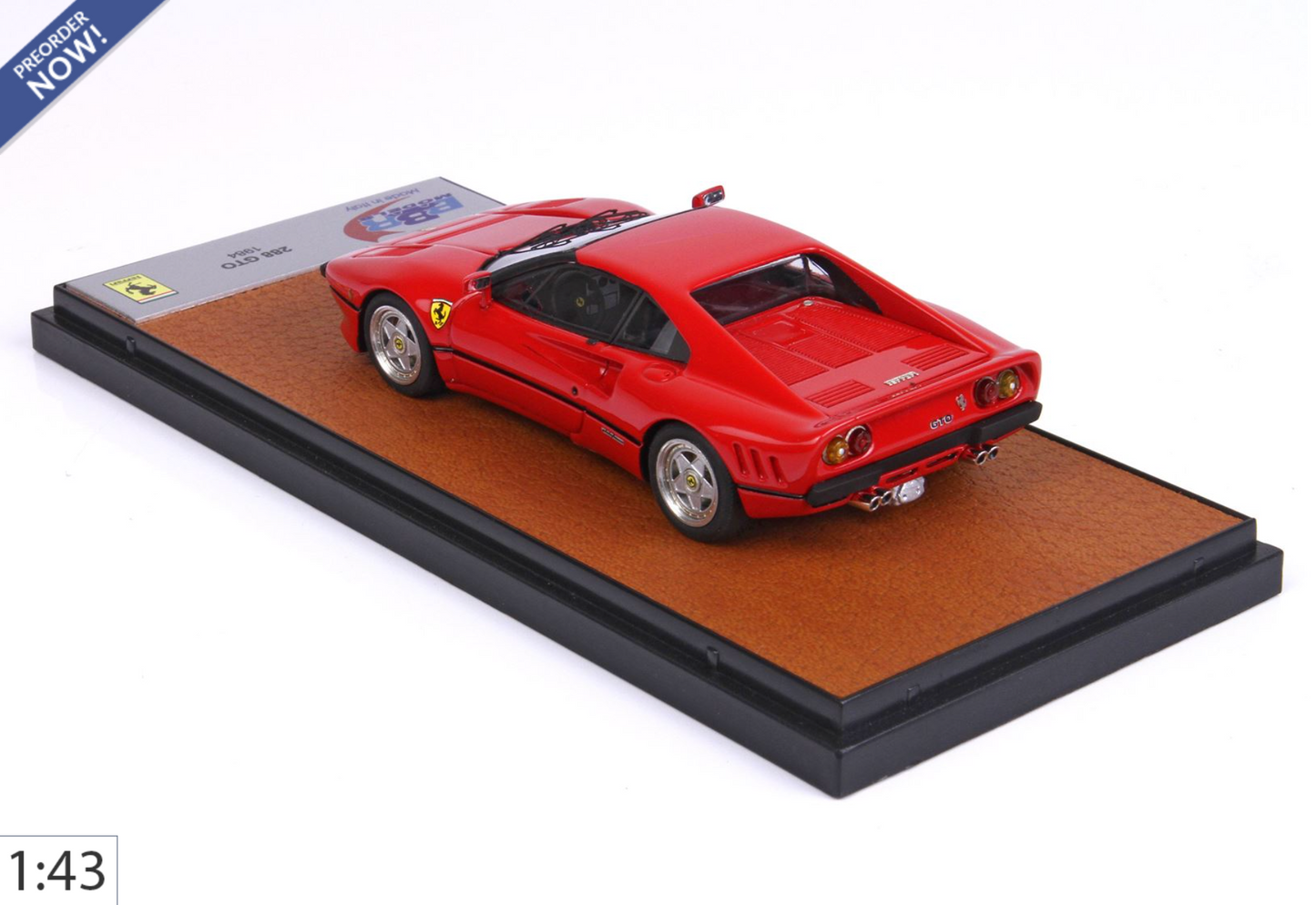 BBR 1:43 Ferrari 288 GTO | Rosso Corsa - PRE ORDER
