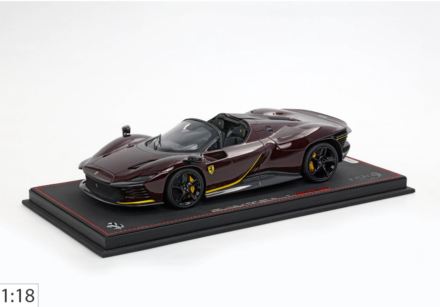 BBR 1:18 Ferrari SP3 Daytona / Open Roof | Rosso Rubino #34/79