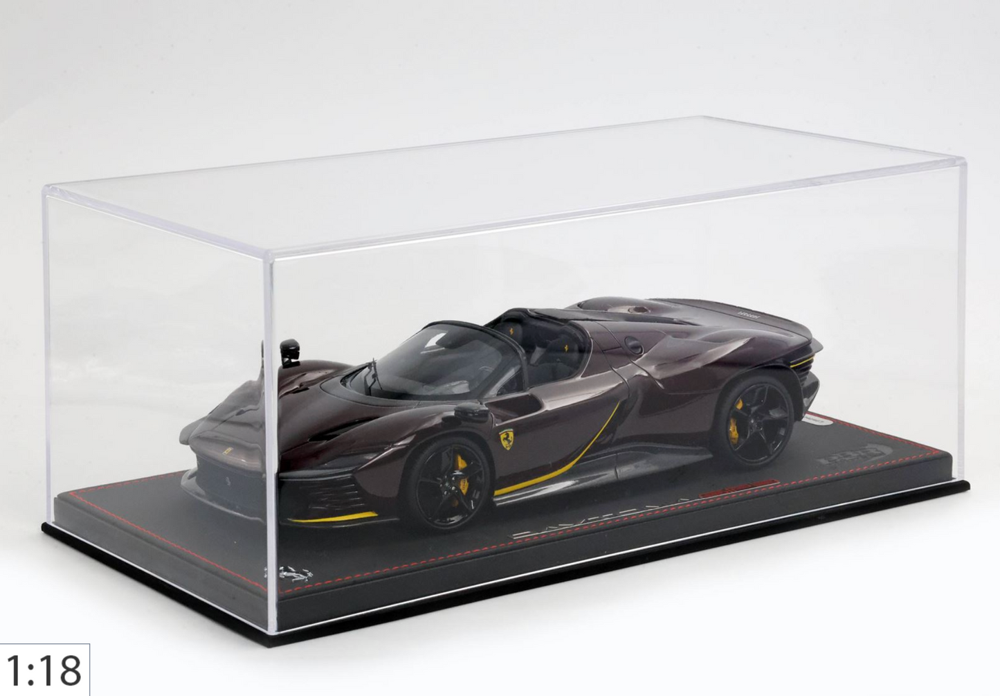 BBR 1:18 Ferrari SP3 Daytona / Open Roof | Rosso Rubino #34/79