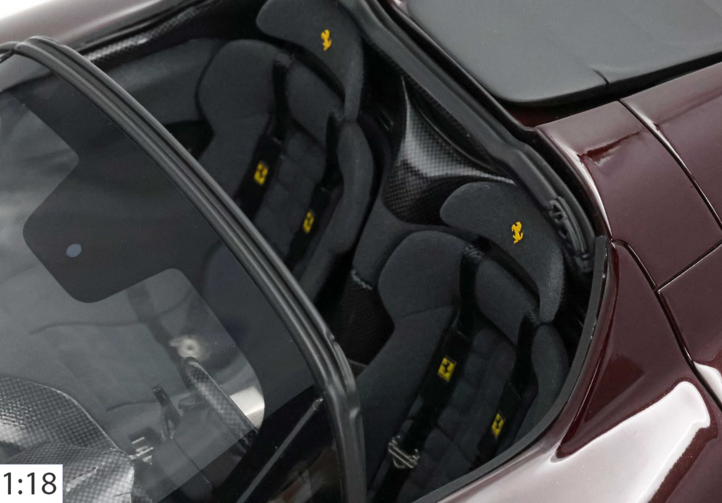 BBR 1:18 Ferrari SP3 Daytona / Open Roof | Rosso Rubino #34/79