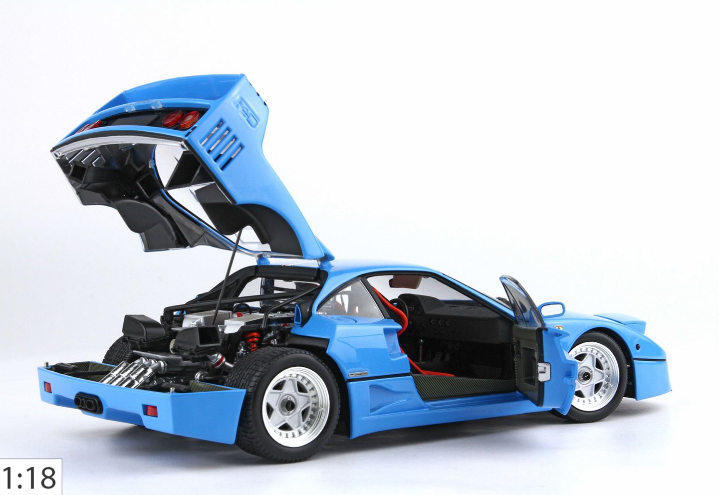 BBR 1:18 Ferrari F40 w/ Italian Stripe BBR Models x Kyosho