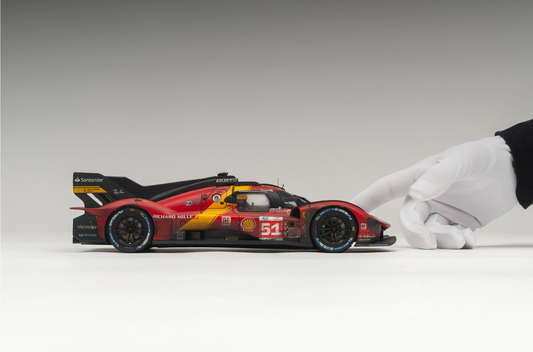 AMALGAM Ferrari 499P - 2023 Le Mans Winner | Race Weathered - 1:18