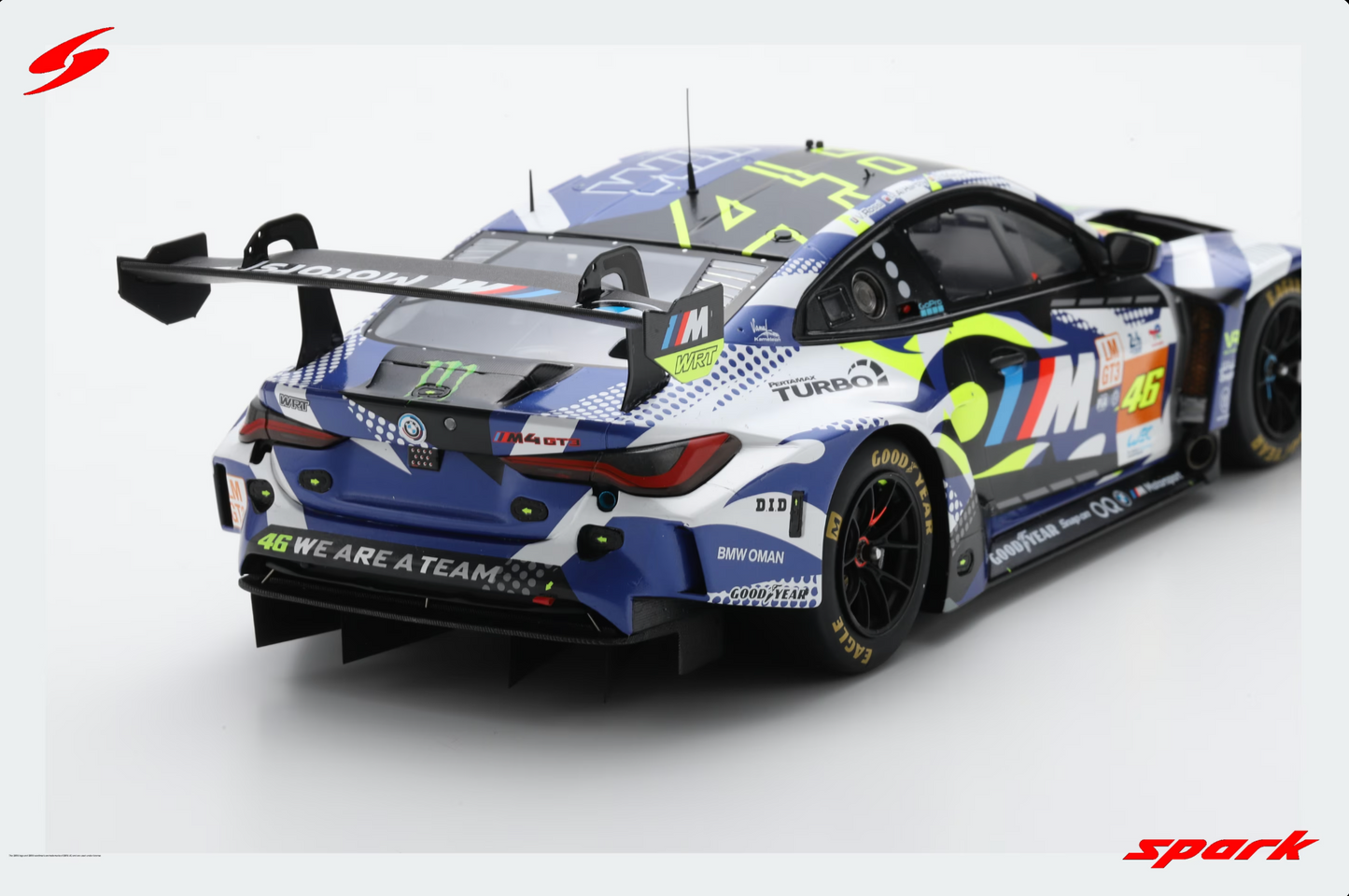 SPARK BMW M4 GT3 #46 Team WRT 24h Le Mans 2024 Valentino Rossi/Al Harthy/Martin | 1:18