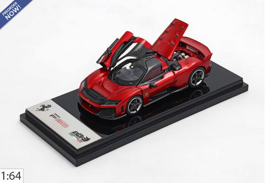 BBR 1:64 Ferrari F80 Apribile | Rosso Supercar - PRE ORDER