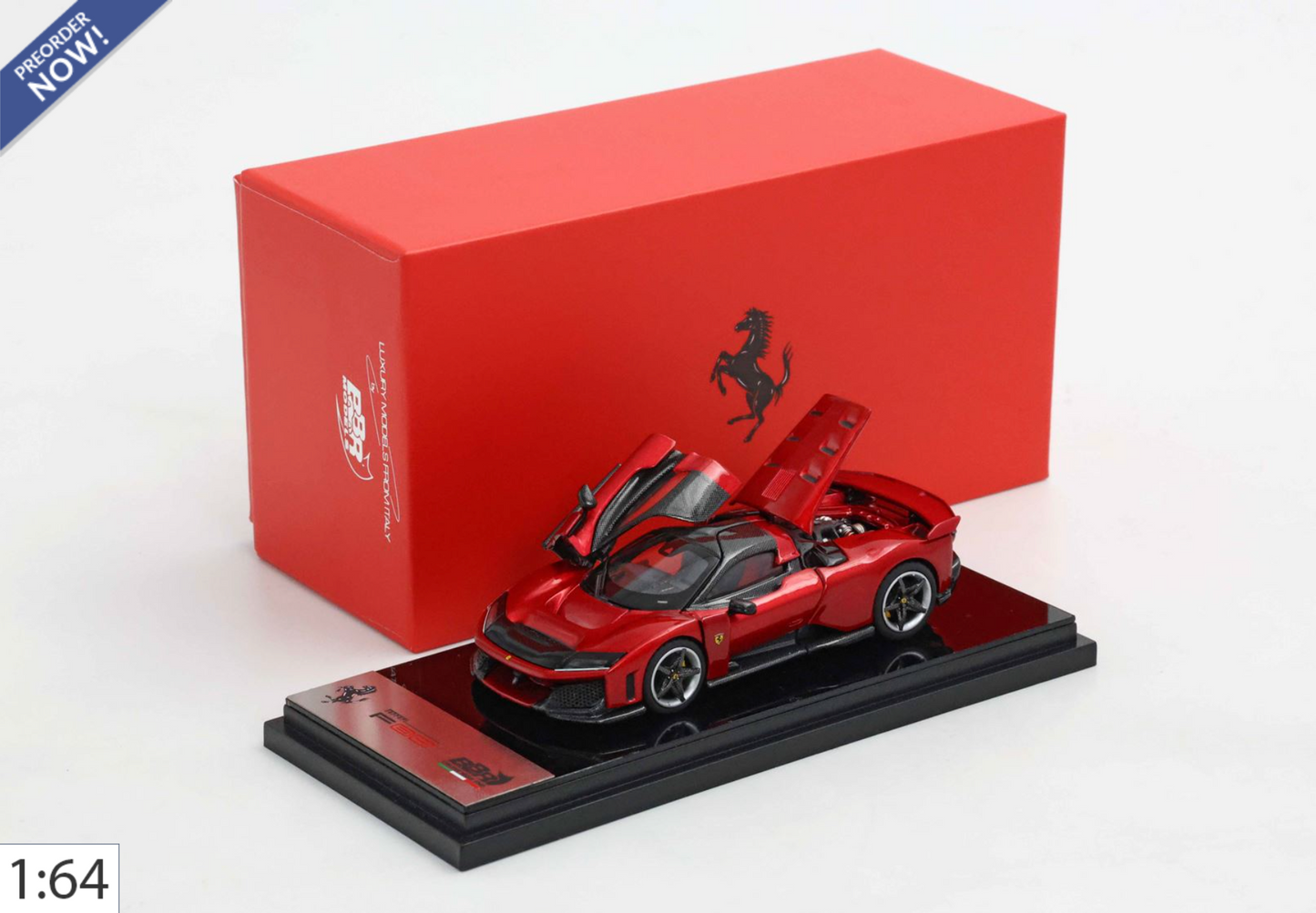 BBR 1:64 Ferrari F80 Apribile | Rosso Supercar - PRE ORDER