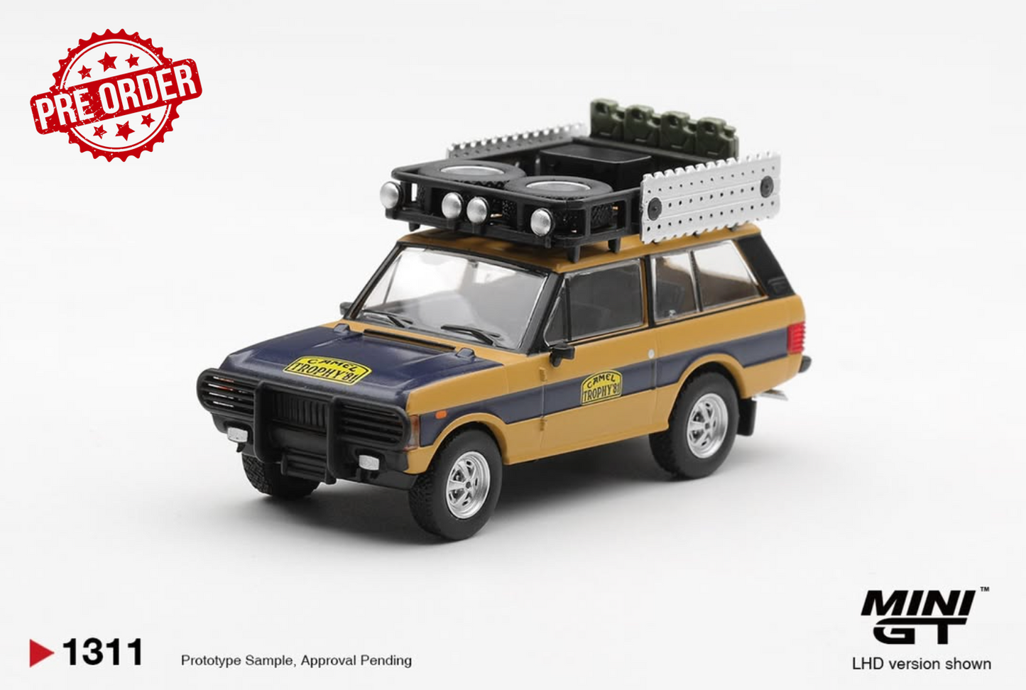 MINI GT Range Rover 1981 Camel Trophy Sumatra N. Sudmann & F. Hofmann  | 1311 - PRE ORDER