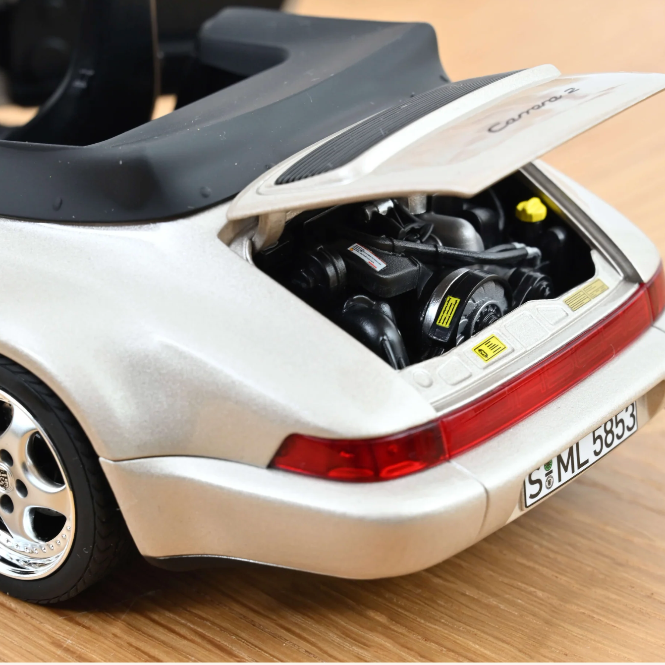 NOREV Porsche 911 Turbo Cabriolet 1992 Zermatt Silver | 1:18 - PRE ORDER (25.06.2026)