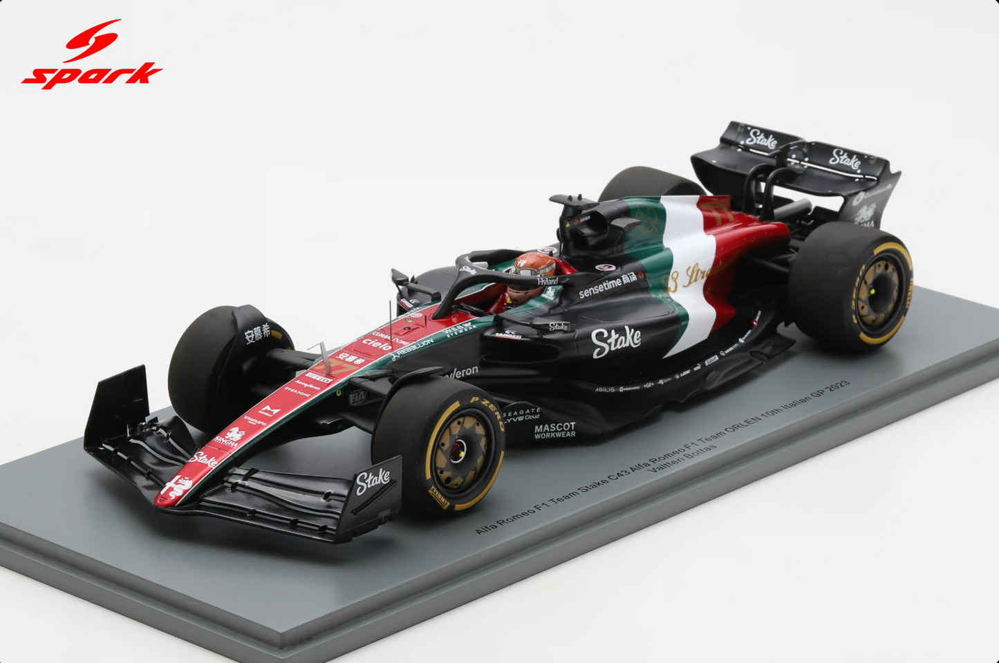 SPARK Alfa Romeo F1 Stake C43 #77 Valtteri Bottas Monza 2023 | 1:18