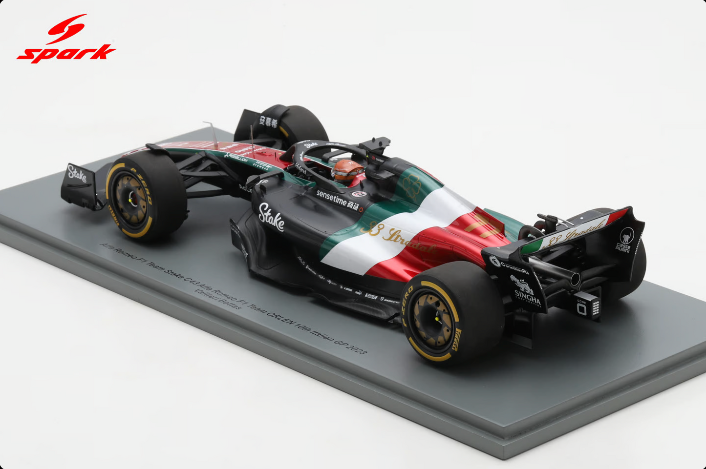 SPARK Alfa Romeo F1 Stake C43 #77 Valtteri Bottas Monza 2023 | 1:18