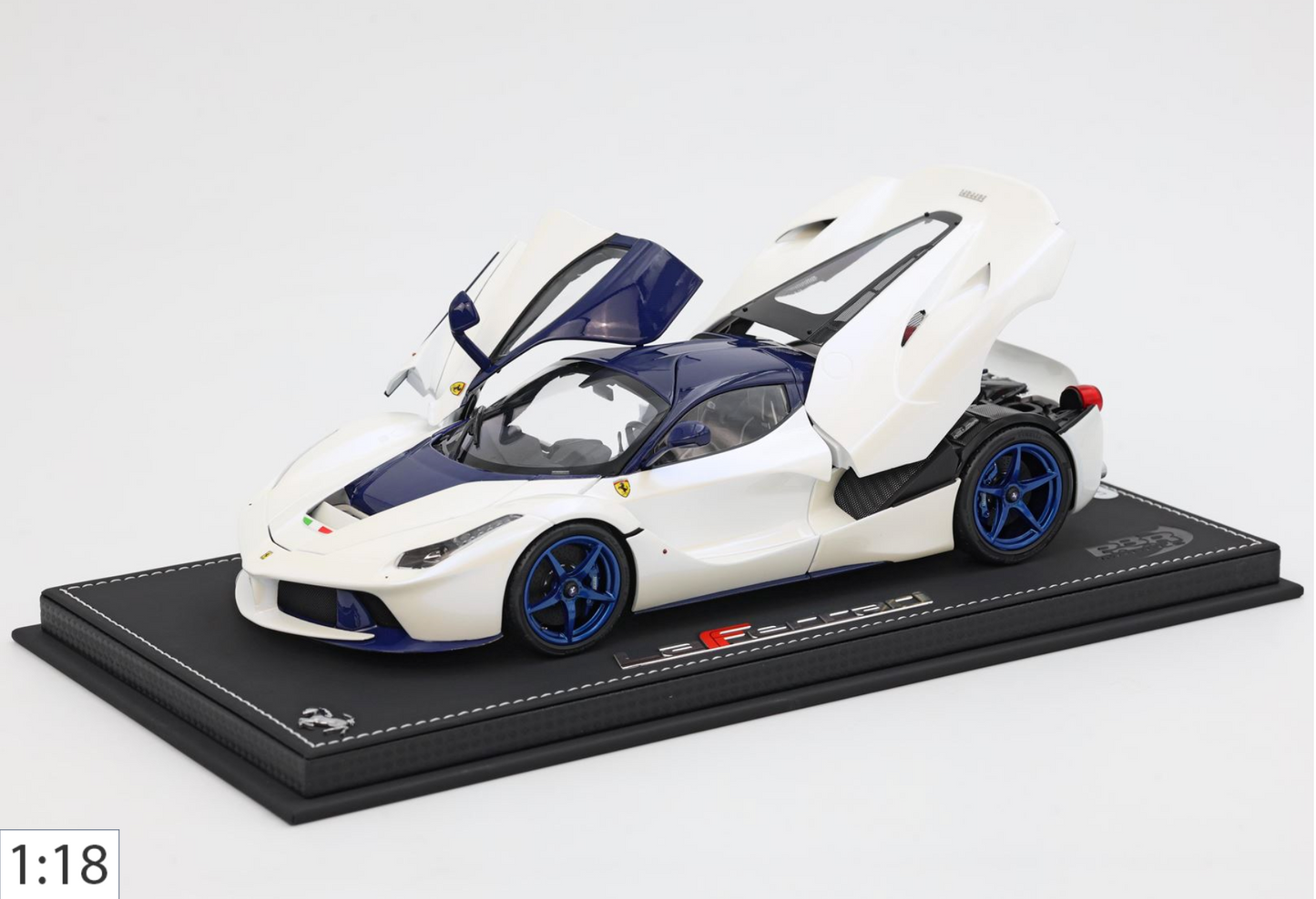 BBR 1:18 Ferrari LaFerrari 2012 Birdcage White | Special Pack