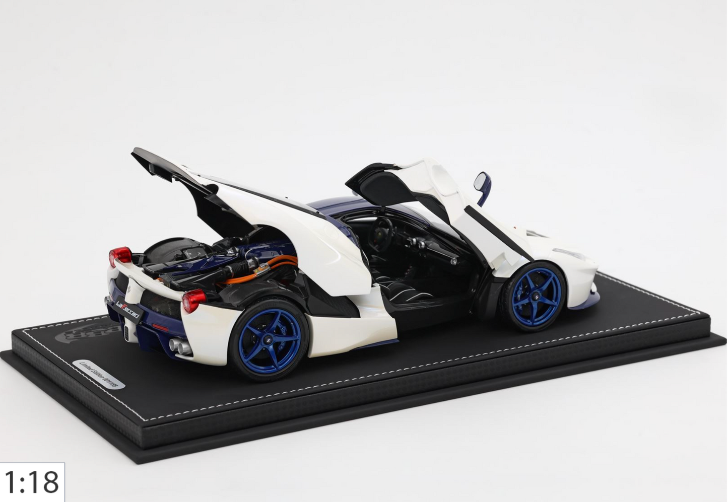 BBR 1:18 Ferrari LaFerrari 2012 Birdcage White | Special Pack
