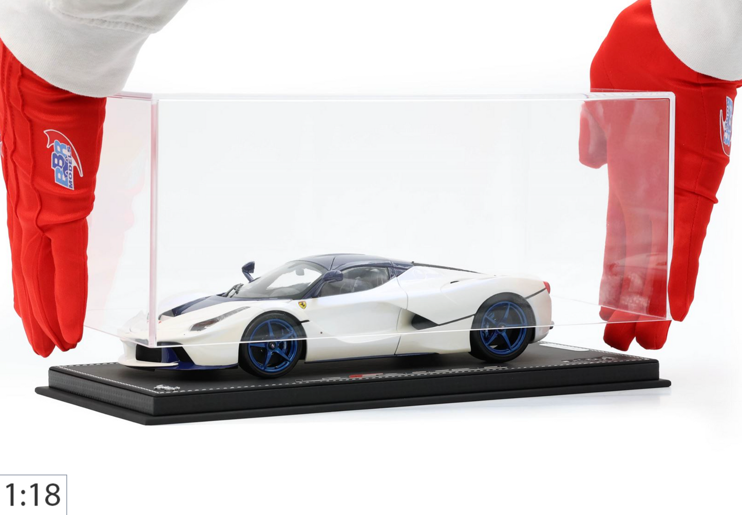 BBR 1:18 Ferrari LaFerrari 2012 Birdcage White | Special Pack