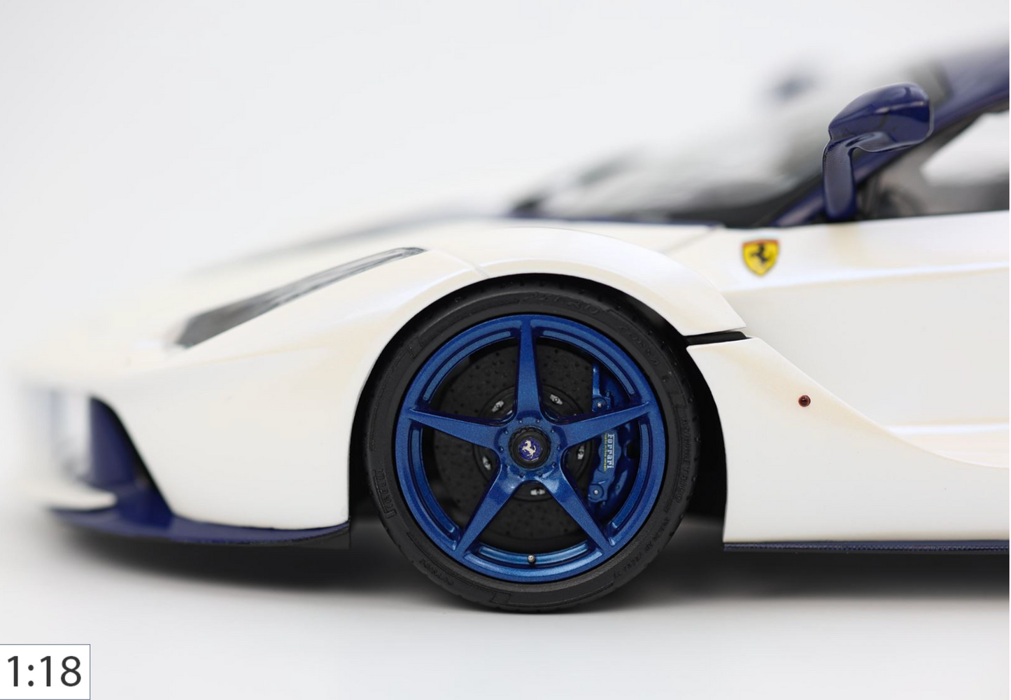BBR 1:18 Ferrari LaFerrari 2012 Birdcage White | Special Pack
